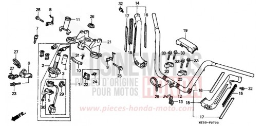 ROHRGRIFF/OBERE BRUECKE GL1500SES de 1995